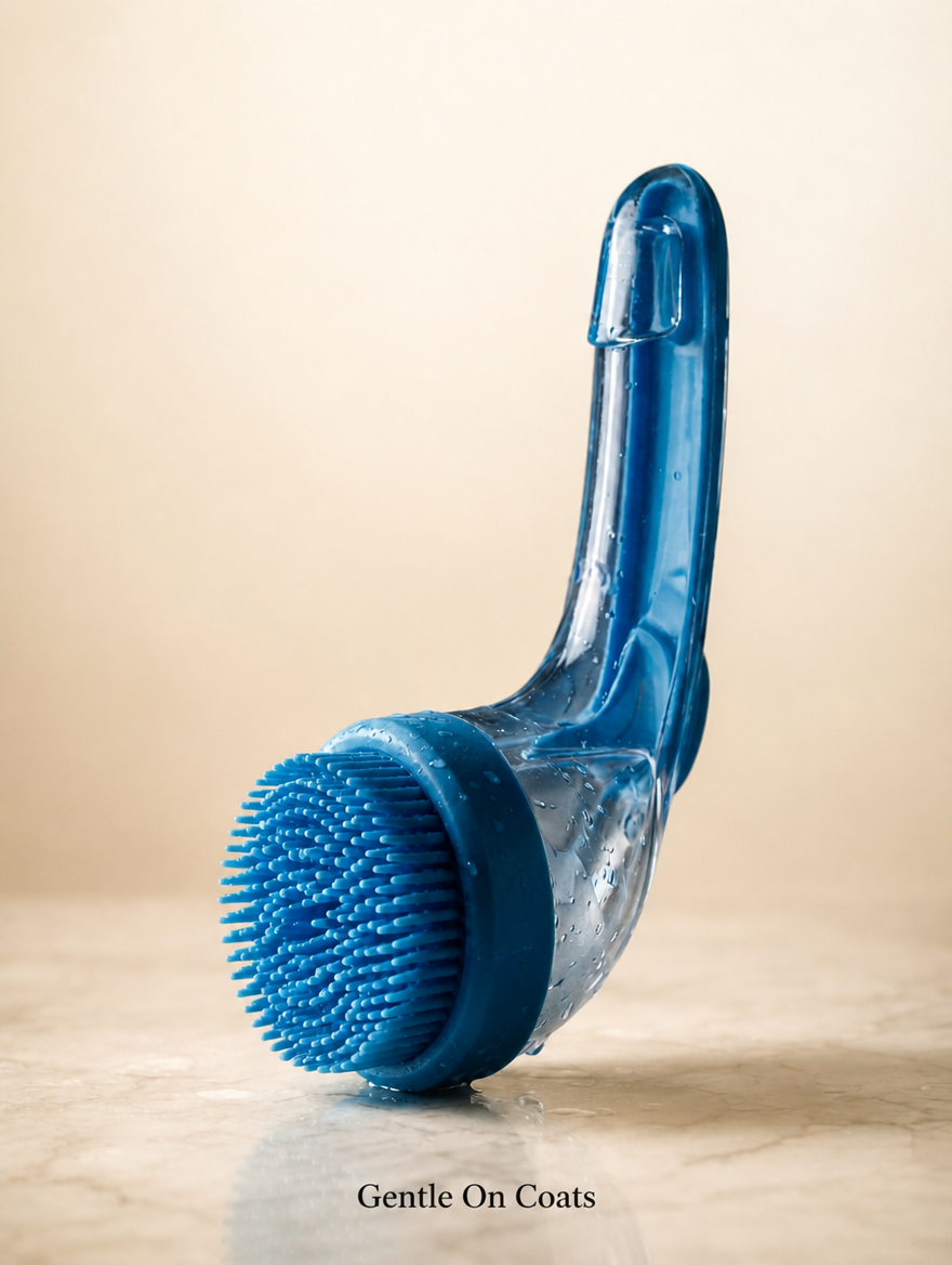 PawBrush Pro branded product shot - Gentle On Coats